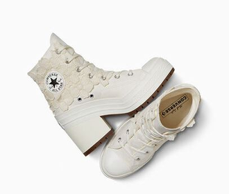 Converse Chuck 70 De Luxe Heel Ivory Lace