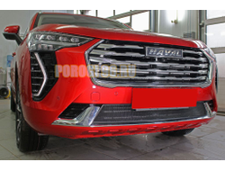 Защита радиатора Haval Jolion 2020- black низ