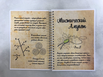 Дневник №2 на пружине с картинками