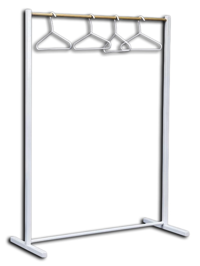Стойка с вешалками 1/6 (белая) - КОЛЛЕКЦИОННАЯ ДИОРАМА 1/6 Freestanding coat rack 3.0 (M2405B) - MMMTOYS