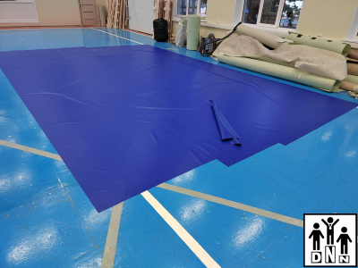 Покрывало для борцовского ковра из тентовой ткани