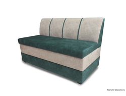 Кухонный ДИВАН "ФОРУМ-8", Зеленый/Слоновая кость