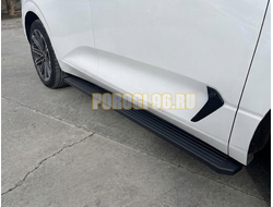 Пороги на Skoda Karoq Slim Black