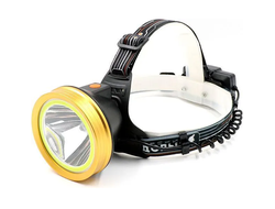 Фонарь налобный СИБИРСКИЙ СЛЕДОПЫТ RING LIGHT, 1 LED + 1 COB, аккумулятор 220 В