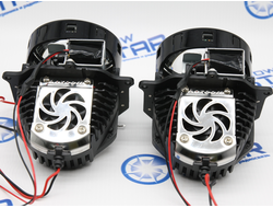 Набор Bi-Led линз Kia Magentis 2 MG (2005 - 2010) Aozoom A3+ New с переходными рамками (ремкомплект)