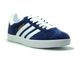 Adidas Gazelle Синие с белым (36-45)  Арт. 179F-A