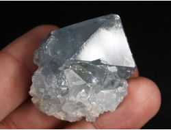 Целестин голубой, друза кристаллов, Мадагаскар (37*31*28 мм, 50 г) №37782