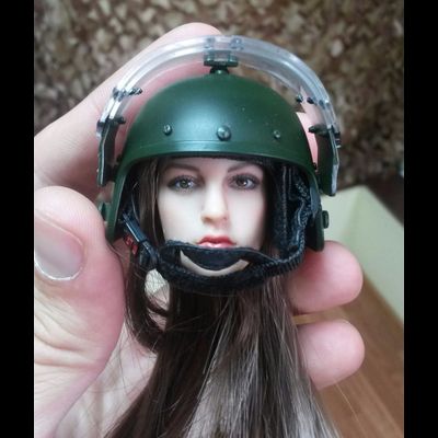 Женская голова (скульпт)  1/6  (KT005) - Kimi Toys