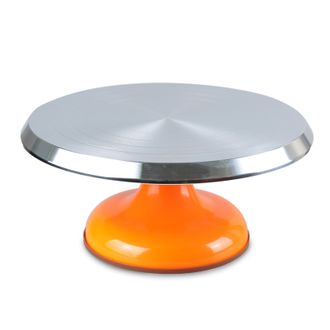Металлический поворотный стол (оранжевый)