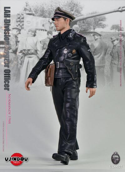 ПОМЯТ УГОЛОК - Немецкий танкист  - Коллекционная фигурка 1/6 scale WWII SS LSSAH Panzer (UD9027) - UJINDOU