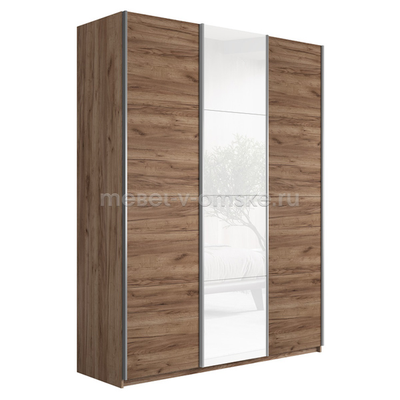 Шкаф-купе Прайм-2 белое стекло (1800)