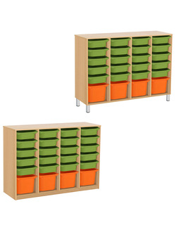 СТЕЛЛАЖНАЯ ВЫДВИЖНАЯ СИСТЕМА ХРАНЕНИЯ 4/101 ПВХ