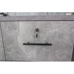 (TSV 24) Витрина пристенная с 4-мя ящиками