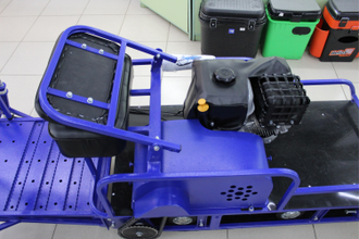 Мотобуксировщик Альбатрос-XLV9 с лыжным модулем (9,0 Zongshen, тележки, с фарой)