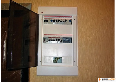 Монтаж и сборка электрощитка внутренней установки в квартире Москва ИВАНМАСТЕР