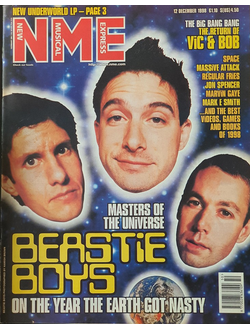 NME Magazine 12 December 1998 Bestie Boys Cover Иностранные музыкальные журналы, Intpressshop