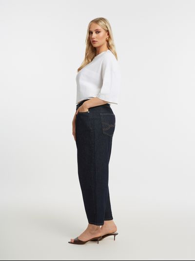 Женские синие джинсы до 58 размера