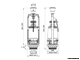 Одноуровневая арматура Iddis Идис с боковым подводом воды (тип А) F012400-0005
