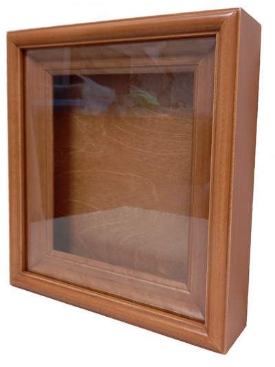 Киот деревянный с гладкой  рамой для иконы формата 13х16см