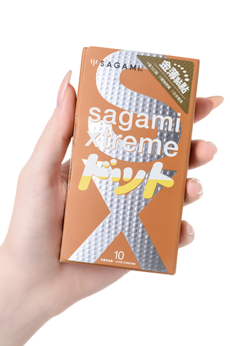 727/1 ПРЕЗЕРВАТИВЫ ЛАТЕКСНЫЕ SAGAMI XTREME FEEL UP №10, 19 СМ