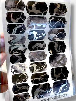 Пленки с фольгой для ногтей 9,5*13,5 см SG-021