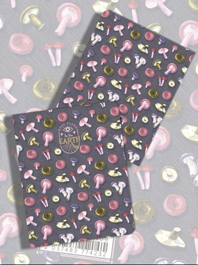 Тетради с Грибами 5 дизайнов - 24 листа