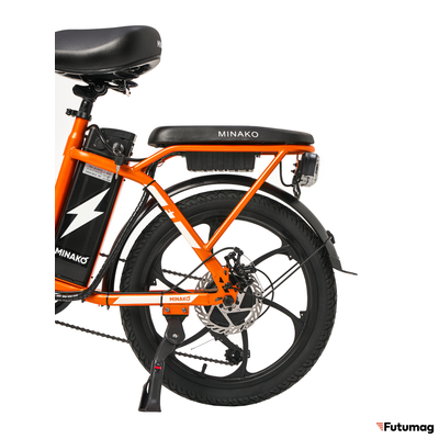 Электровелосипед Minako F7 оранжевый