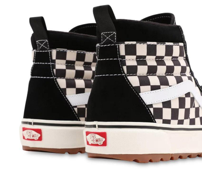 Зимние кеды Vans SK8-HI MTE-1 Blk/White/Checkerboard