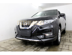 Защита радиатора Nissan X-Trail T32 2018- black низ
