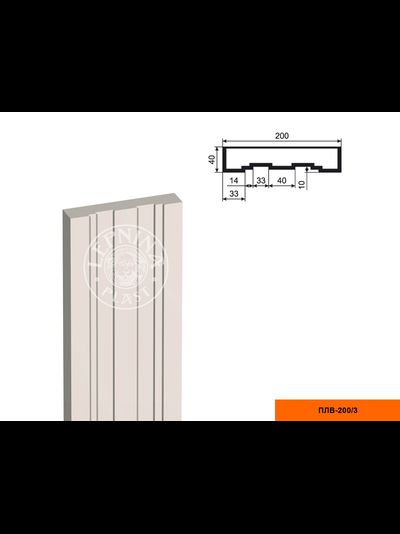 Тело фасадной пилястры из пенополистирола с покрытием LEPNINAPLAST-FASAD (Лепнинапласт-фасад) ПЛВ-200/3