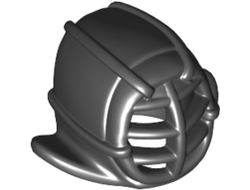Minifigure, Headgear Ninjago Kendo Helmet, Black (98130 / 6197924)