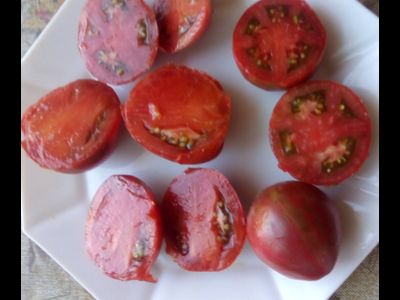 Томат Полосатая милая, темная (Striped Sweetheart, Dark) США