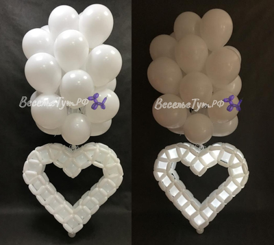 Светящееся сердце 100*100 см