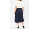 Женская удлиненная юбка на резинке арт. 11724-4202 (Цвет темно-синий) Размеры 52-82