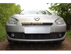 Защита радиатора Renault Fluence I 2009-2013 black низ