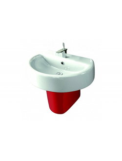 Умывальник тюльпан c полупьедесталом Sanita Luxe Best-55 с отверстием