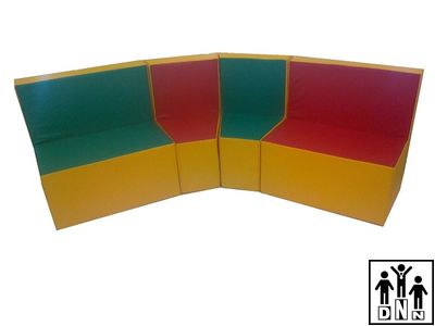 Детская игровая мебель "Уютный уголок" цветной