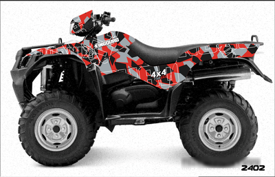 Наклейки для квадроцикла suzuki Kingquad #2402