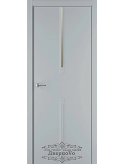 PORTE RICHI (Беларусь). ЛОГИКА, МОДЕЛЬ LX413, ЭМАЛЬ по Ral 7035. ВСТАВКА СТЕКЛО МАТОВОЕ