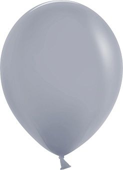 Шар (5&#039;&#039;/13 см)Серый, пастель, 100 шт.
