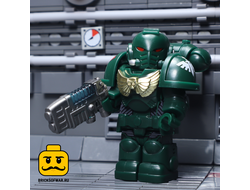 Конструктор фигурка Космодесантник, легион Темные Ангелы, Вархаммер 40000