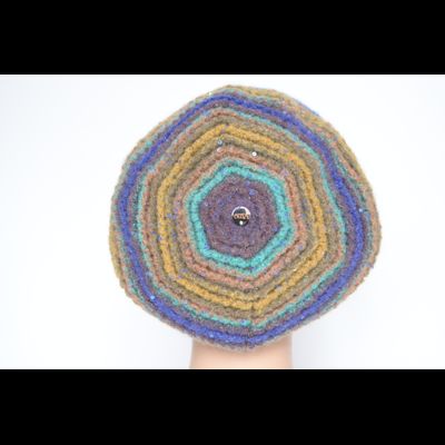 Фиолетовая разноцветная кепка Vizio Италия 8013 W