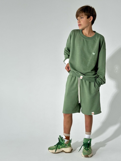 ШОРТЫ УНИСЕКС "ПРИЯТНО" ОЛИВА