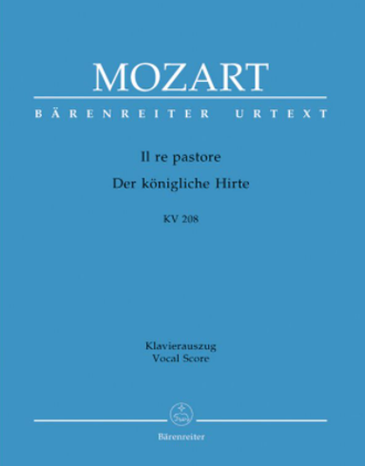 Mozart, Wolfgang Amadeus Il re pastore KV208  Klavierauszug (it/en)