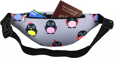 Сумка на пояс Optimum Mini RL, пингвины