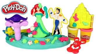Набор пластилина "Русалочка" Play-Doh (аналог)
