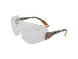 Очки открытые Jeta Safety с боковой защитой и регулировкой, прозрачные линзы JSG-3911