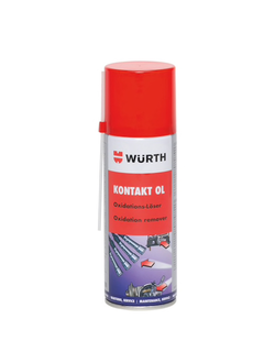 Спрей очист. контакт OL 200мл Улучшает проводимость соединения, Удаляет окись и слои сульфида,