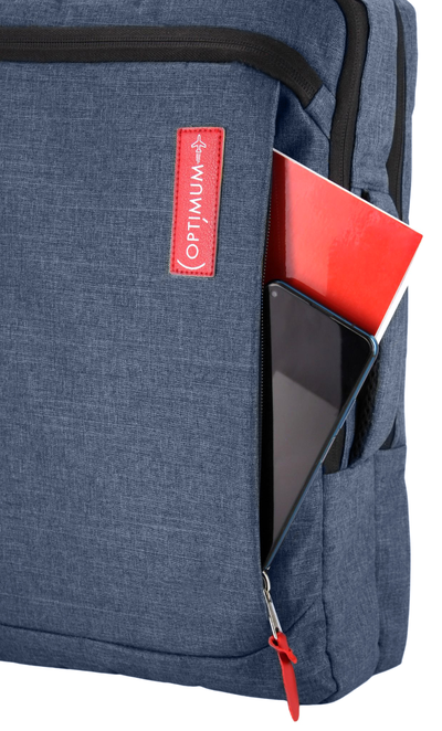 Рюкзак сумка для ноутбука 15.6 - 17.3 дюймов Optimum, синий
