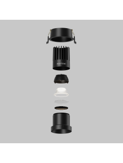 Антибликовый фильтр для светильников серии Dip 15Вт, HoneyComb001-D41.5